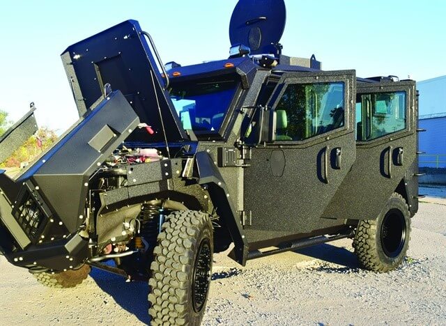 TAG Armored Trucks BATT X All Doors Open