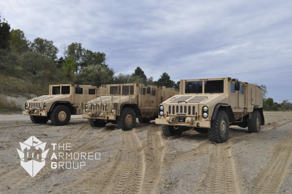 armored military vehicles from armored group