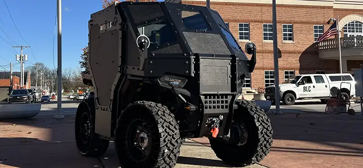Armored Polaris ATV from The Armored Group